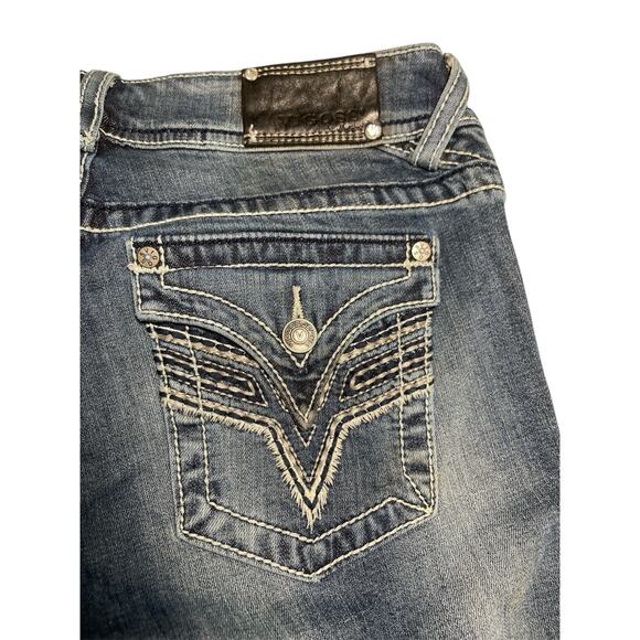 Vigoss The New York Bootcut Jeans Women’s 28x33 Embellished Fits 30x30 - Picture 4 of 12